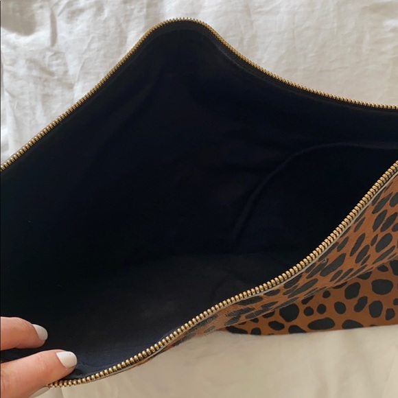 RARE Large Clare V. Clutch Pony Hair Cheetah. - Picture 3 of 4